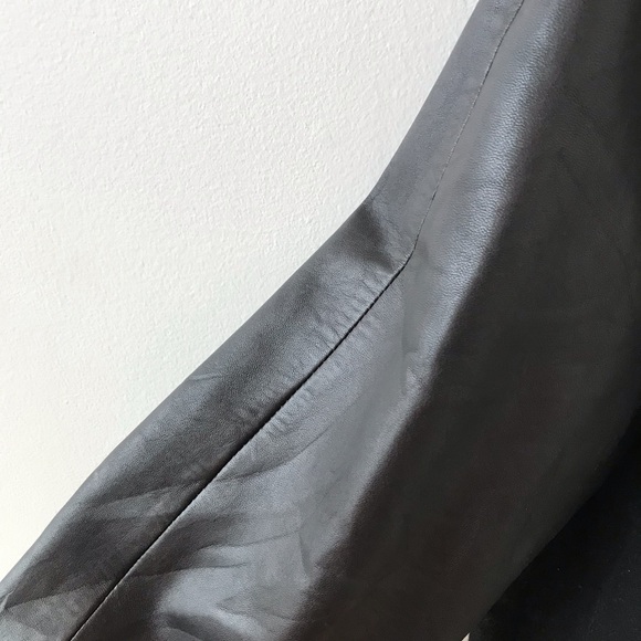 Surface to Air leather and cashmere blend bomber - Picture 6 of 12